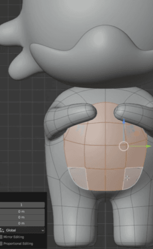 Fuffo in fase di sviluppo 3D